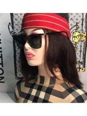 New Authentic Givenchy Tortoise Shell Sunglasses with Green Lenses GV7160/s
